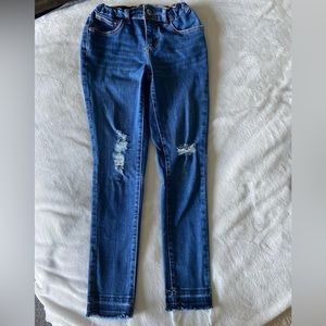 Art Class Girls Size 10 Distressed Skinny Jean